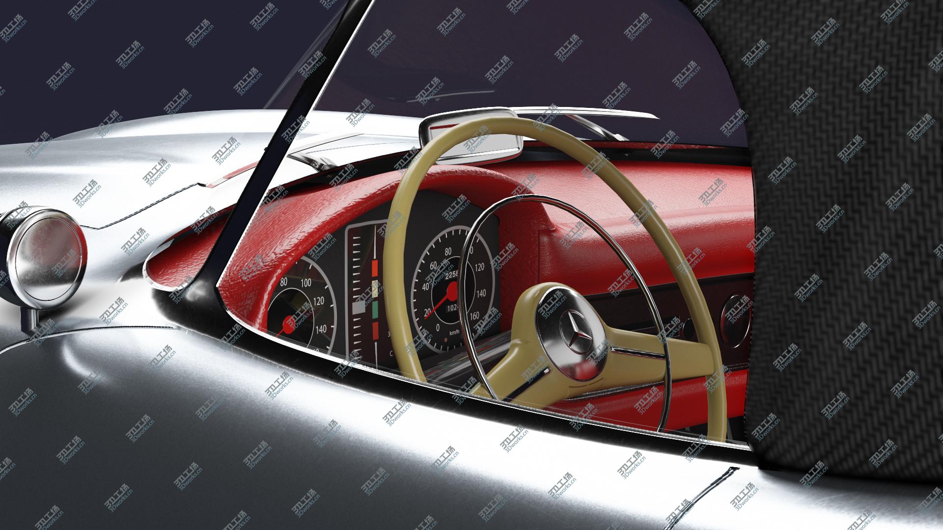 images/goods_img/202104091/1960 Mercedes Benz 300SL Roadster [low poly] 3D model/3.jpg